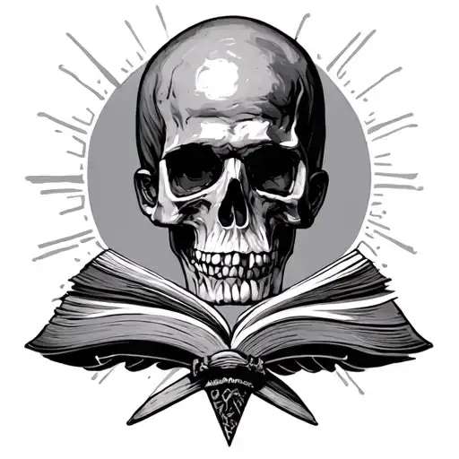 KNOWLEDGE IS POWER AND AUTHORITY tattoo design idea