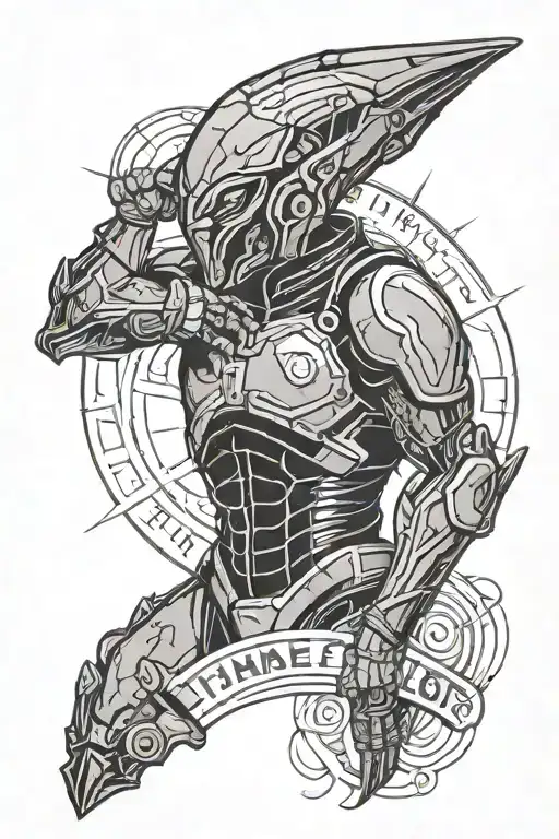 Thane from mass effect tattoo design idea