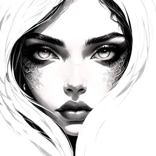 Selene tattoo design idea