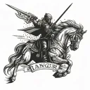 name Lancer tattoo design idea