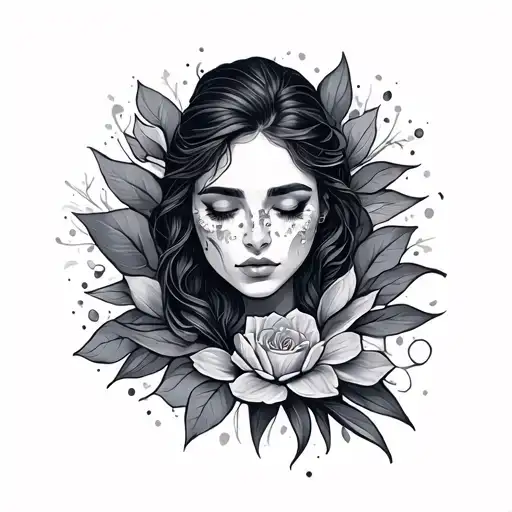 Massage tattoo design idea