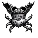 Claddagh tattoo design idea