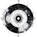 Natal Chart tattoo design idea