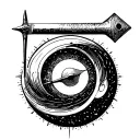 accounting symbols tattoo design idea