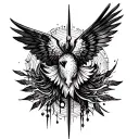 accounting symbols tattoo design idea