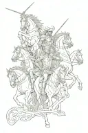 The Four Horsemen of the Apocalypse tattoo design idea