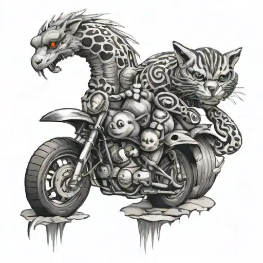 Grandkids tattoo design idea