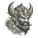 Ravana tattoo design idea