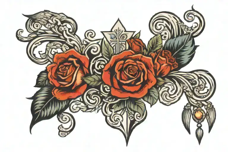 religious tattoo design idea