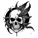 Bad Omens tattoo design idea