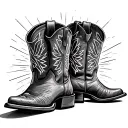 Cowboy Boot tattoo design idea