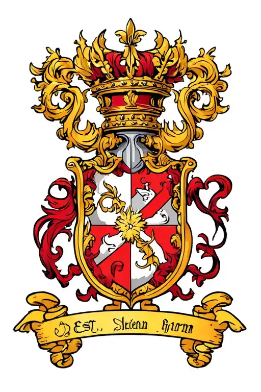 Family Crest, Shenkin, EST 2002,  tattoo design idea