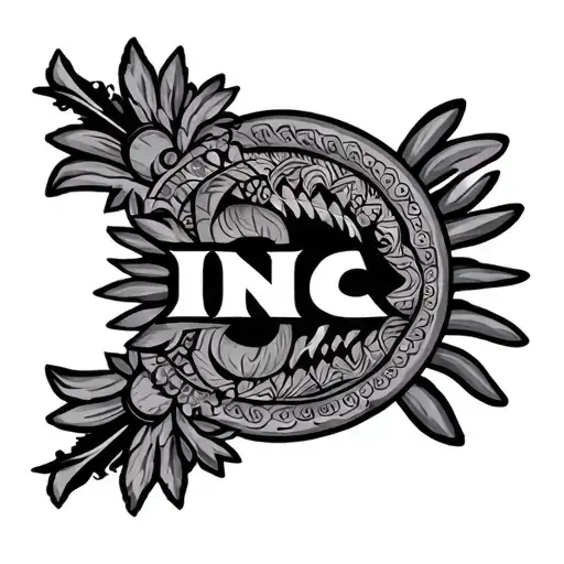 Inca tattoo design idea