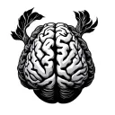 Brain Tumor tattoo design idea