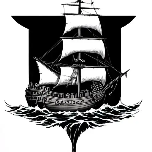 Theseus's ship tattoo design idea