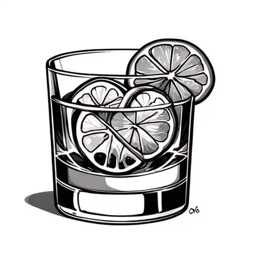 Tequila Shot tattoo design idea