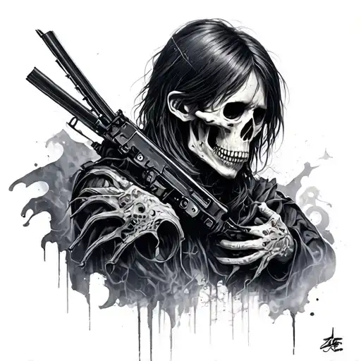 Death Stranding tattoo design idea
