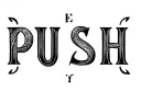 "PUSH" tattoo design idea