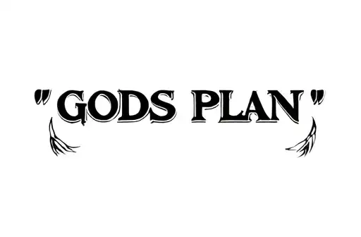 "Gods Plan" tattoo design idea