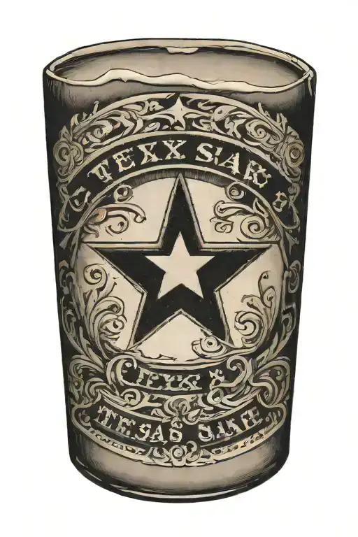 Texas sake fleg tattoo design idea