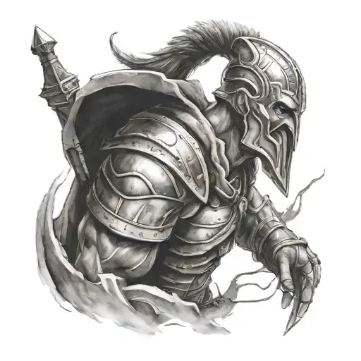 Ares God of War  tattoo design idea