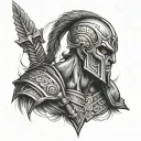 Ares God of War  tattoo design idea
