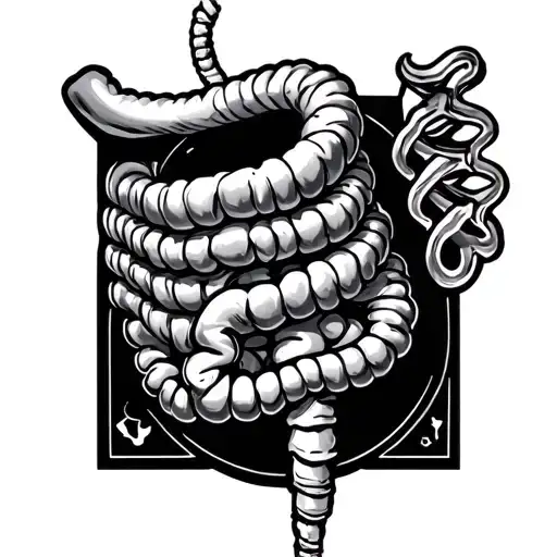 Colon Cancer tattoo design idea