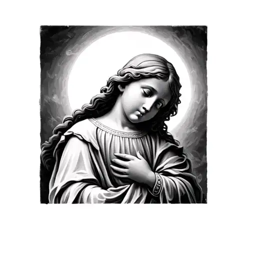 Holy Child tattoo design idea