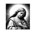 Holy Child tattoo design idea