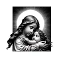 Holy Child tattoo design idea
