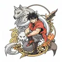 Inuyasha tattoo design idea