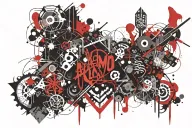 Alamo tattoo design idea