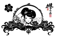 a memorial to my late little sister tattoo design idea