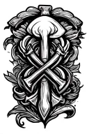 gambling addiction recovery symbol tattoo design idea