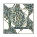 "Create a tattoo stencil design that integrates intricate computer circuit patterns. tattoo design idea