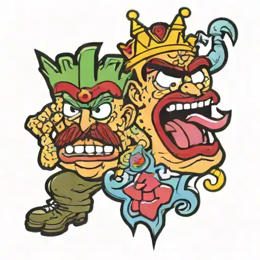 aqua teen hunger force tattoo design idea
