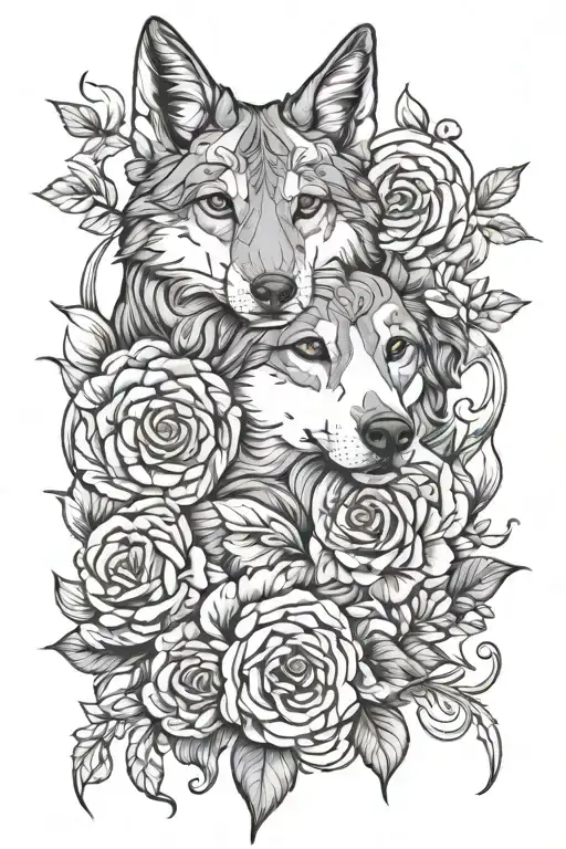 Bella and bailey tattoo design idea