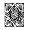 Hmong traditional patterns inspired tattoo design idea