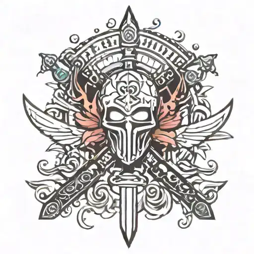 Sword art online tattoo design idea