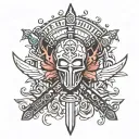 Sword art online tattoo design idea