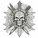 Sword art online tattoo design idea