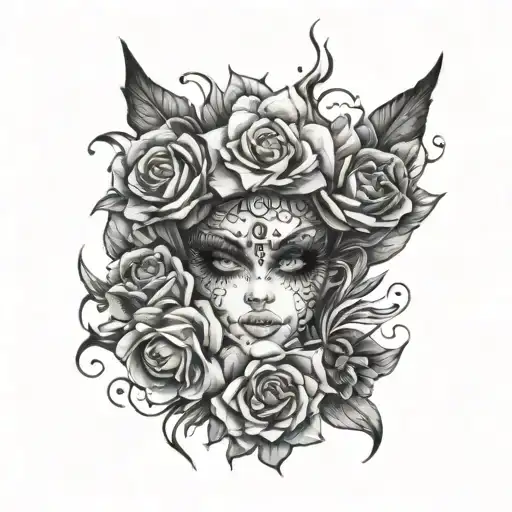Femdom tattoo design idea