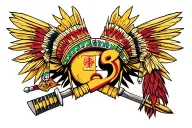 Spanish conqueror vs azteca tattoo design idea