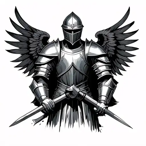 put on the full armour of god Ephesians 6:10 17 tattoo design idea