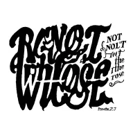 Proverbs 27:17 Text not the whole verse written tattoo design idea