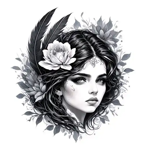 Plumearia tattoo design idea