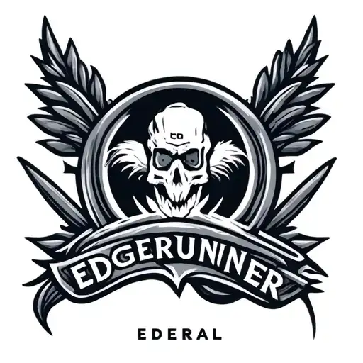 Edgerunner Logo tattoo design idea