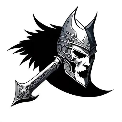 paladin tattoo design idea