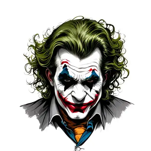 Ha Ha Joker tattoo design idea