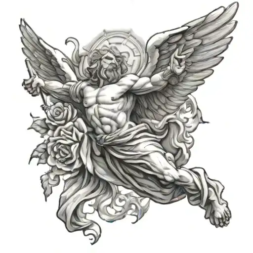 Glory to God alone tattoo design idea